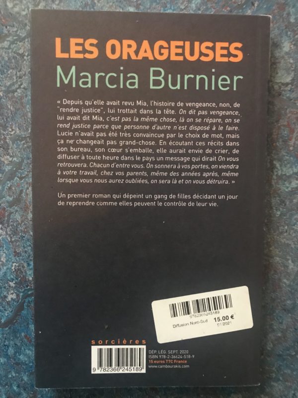 Les orageuse de Marcia Burnier